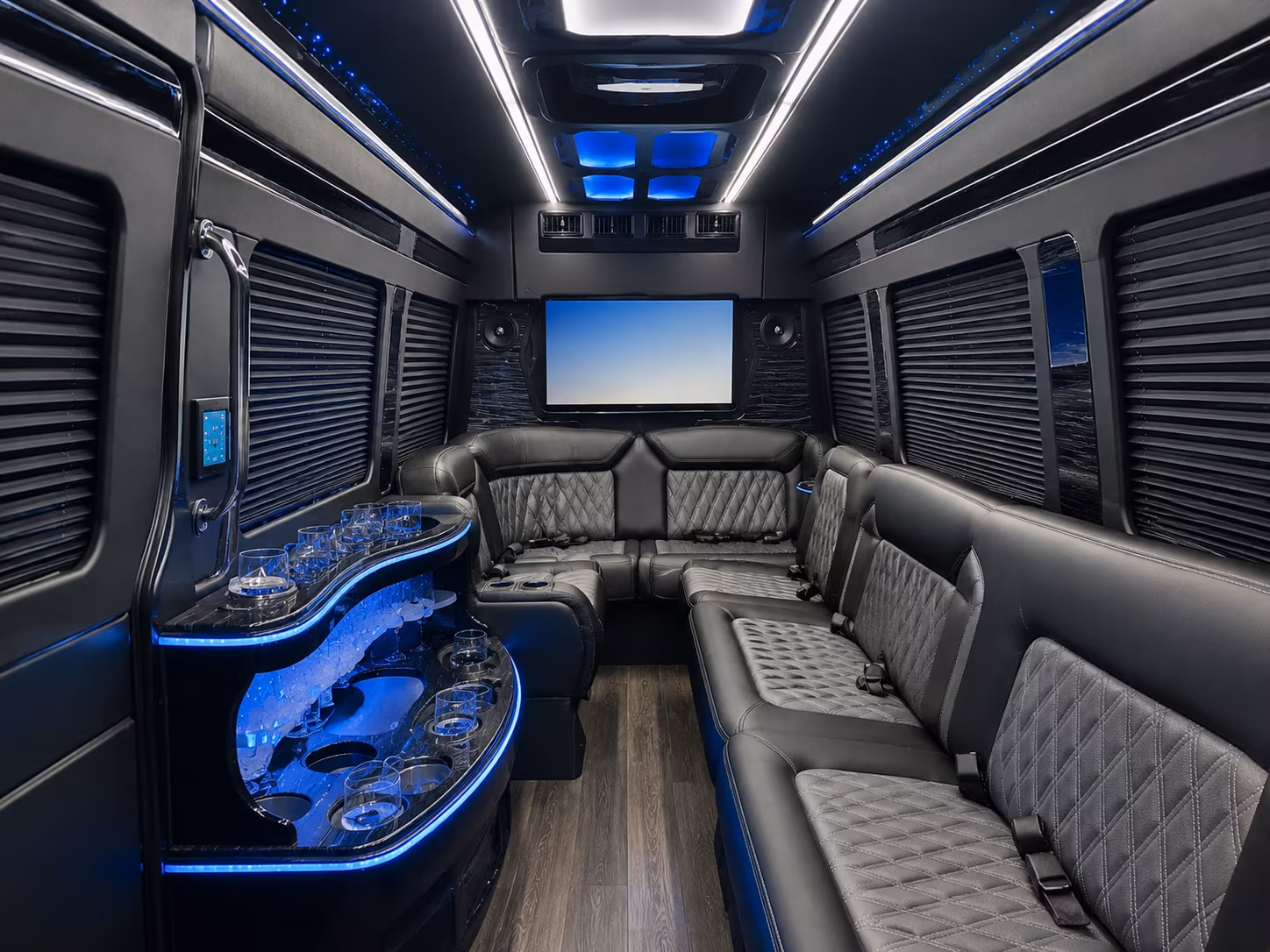 rehearsal dinner bus rentals around west jordan and south salt lake county