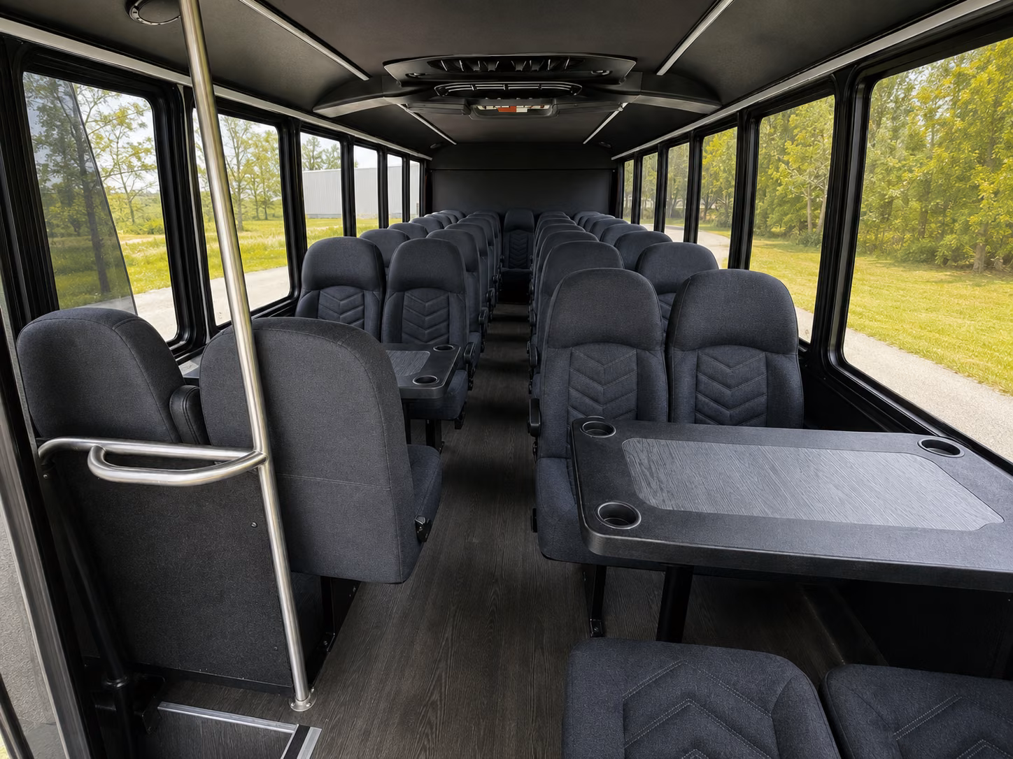 west jordan 18 passenger minibus interior