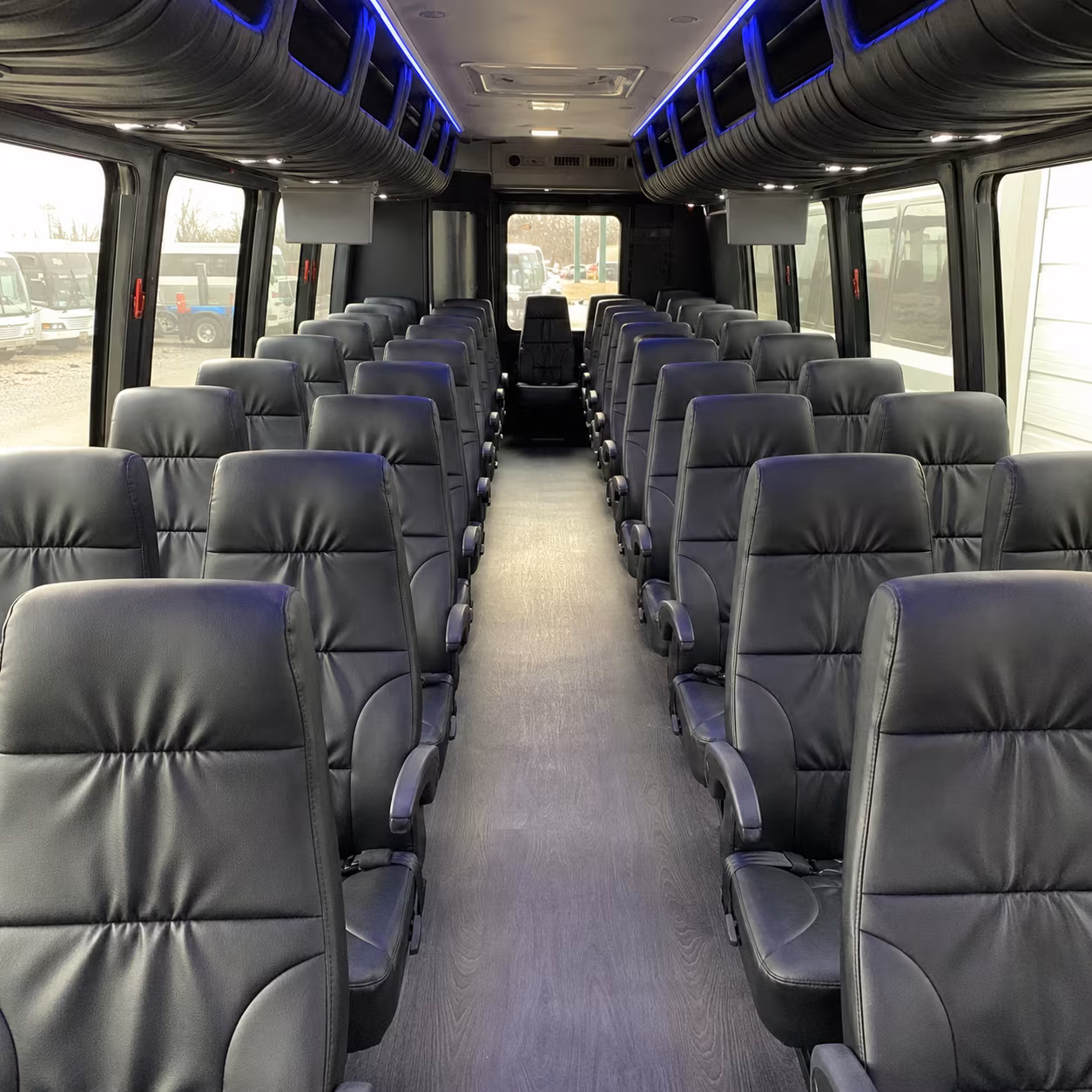 west jordan 25 passenger minibus inside