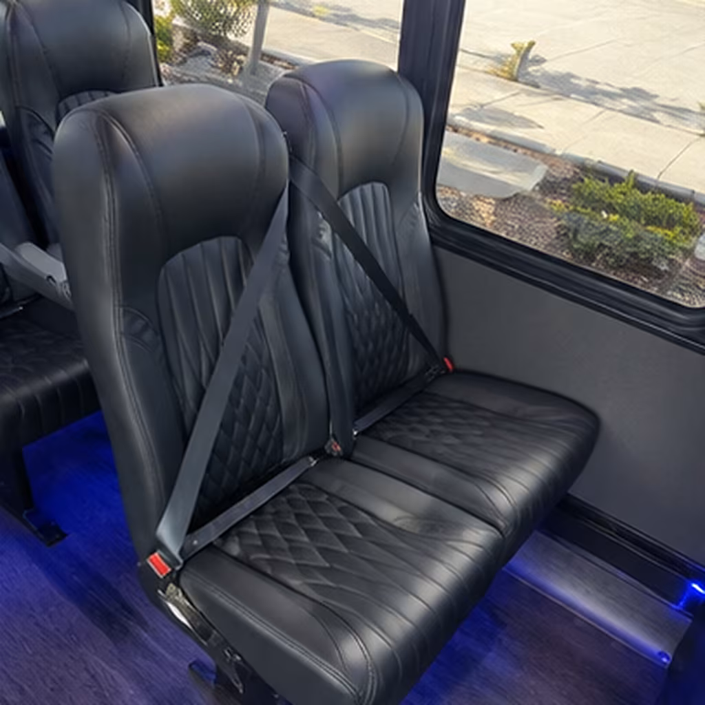 west jordan 25 passenger minibus interior