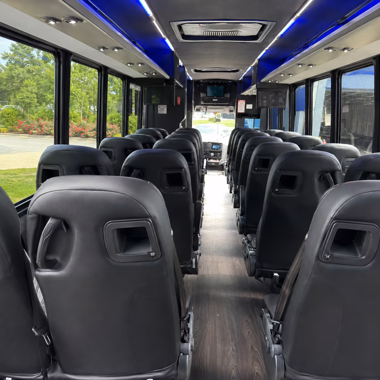 west jordan 28 passenger minibus inside