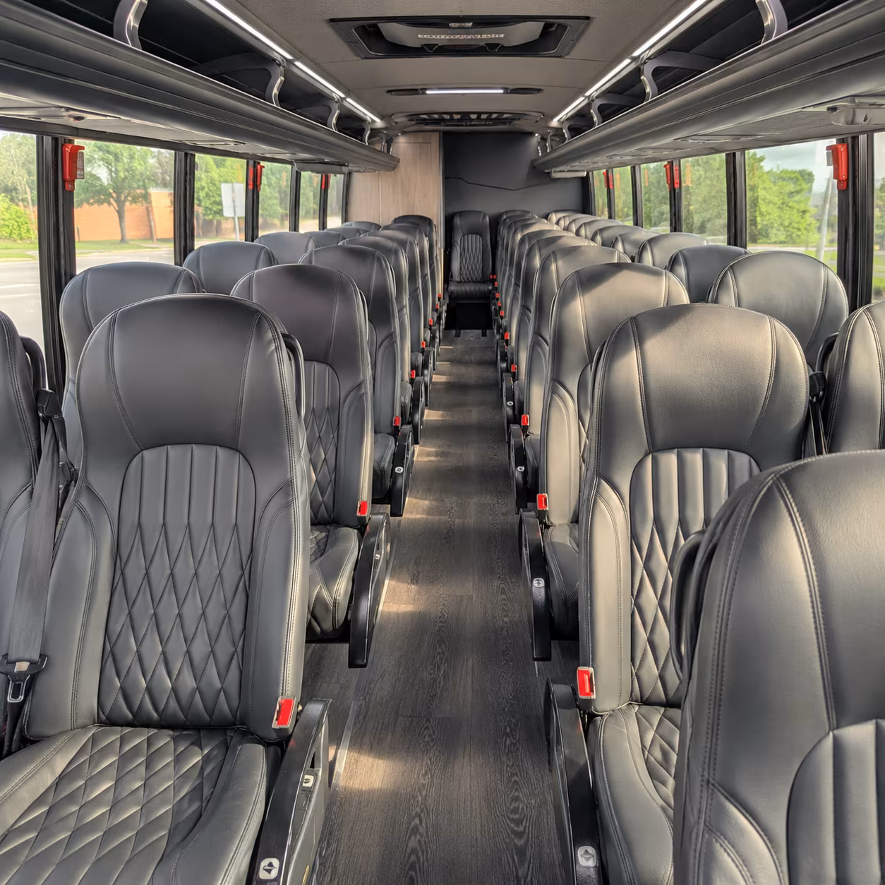 west jordan 28 passenger minibus interior