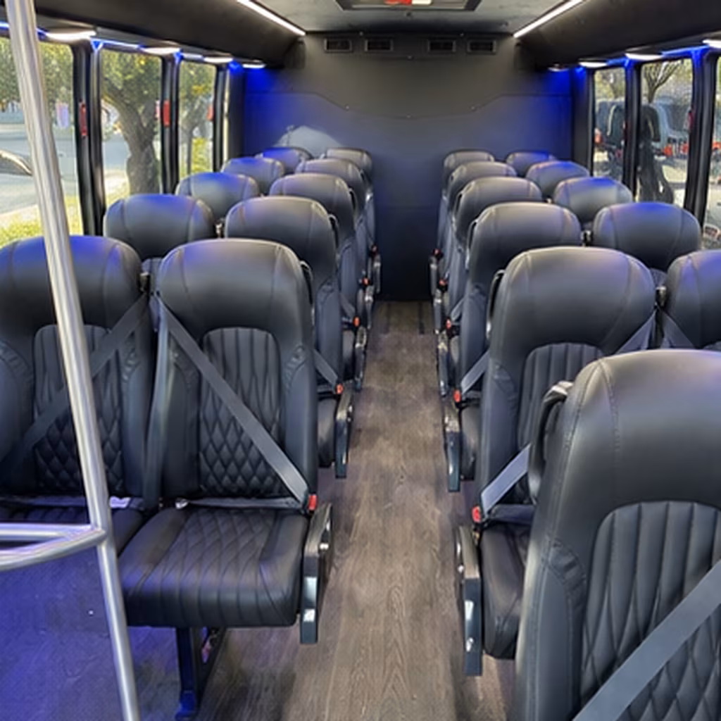 west jordan 30 passenger minibus inside