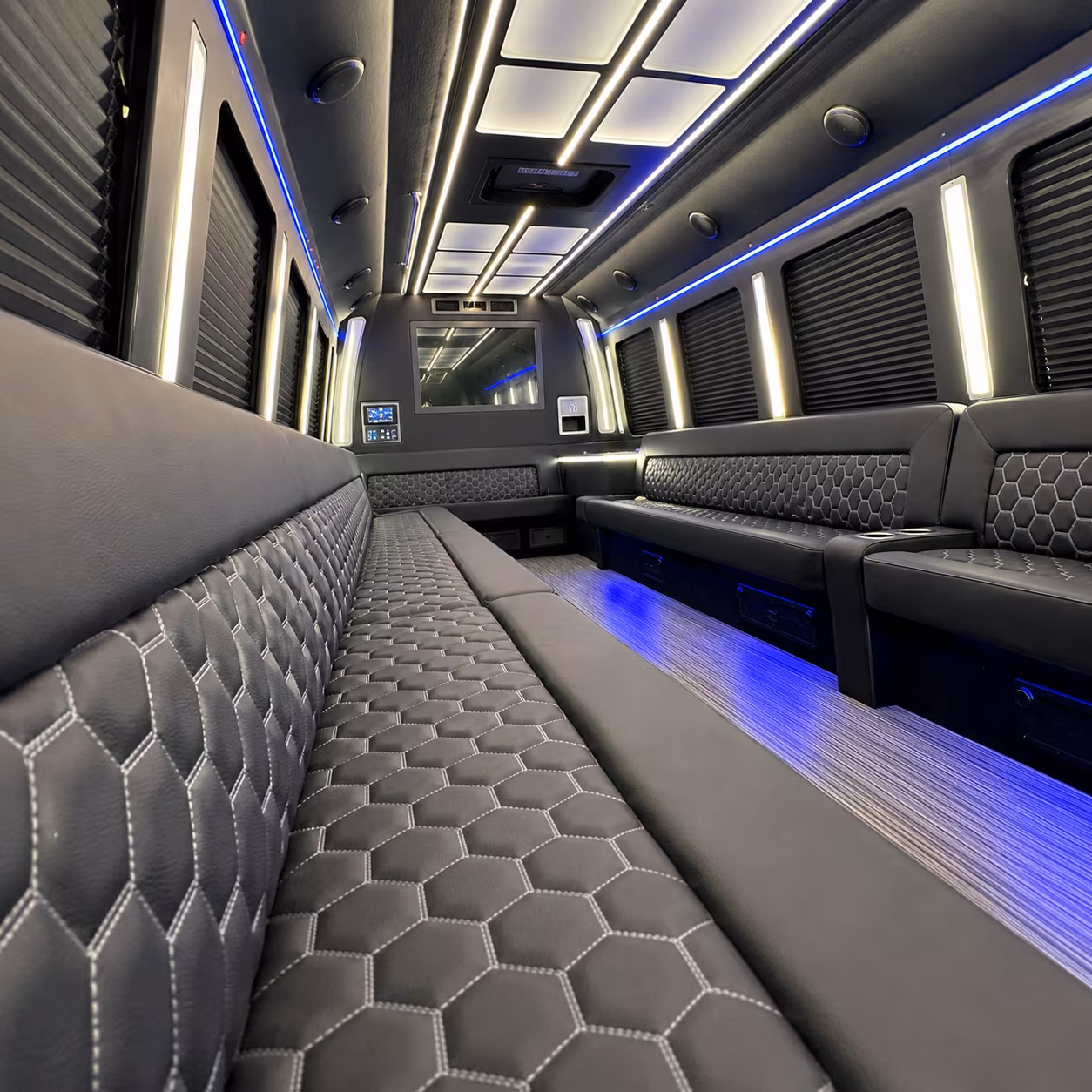 west jordan party bus interior
