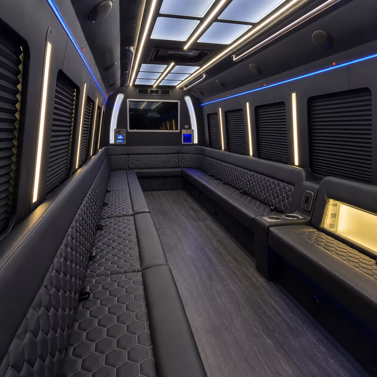 west jordan party bus rental interior