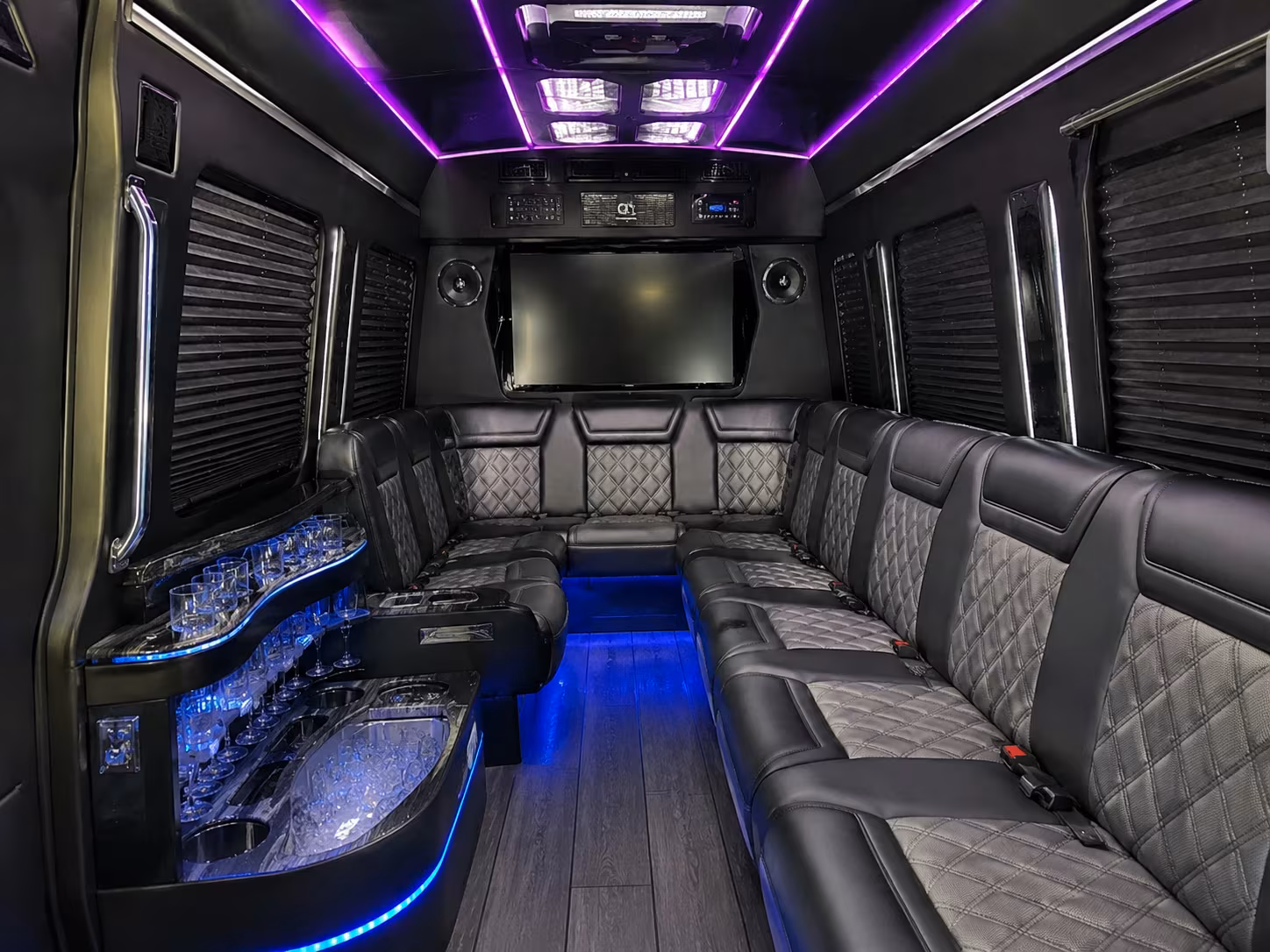 west jordan prom night buses with the amenities your group wants