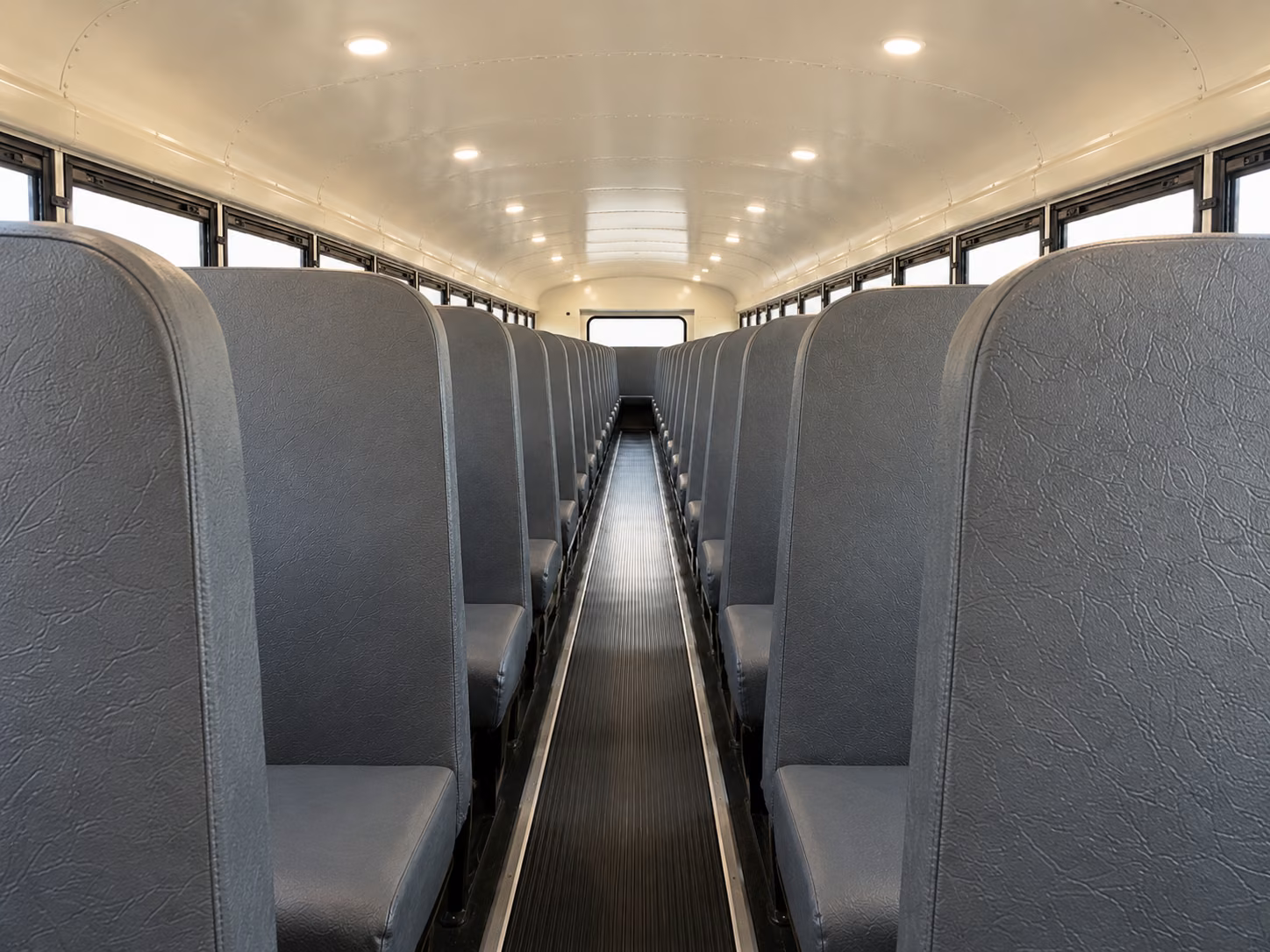 west jordan school bus inside