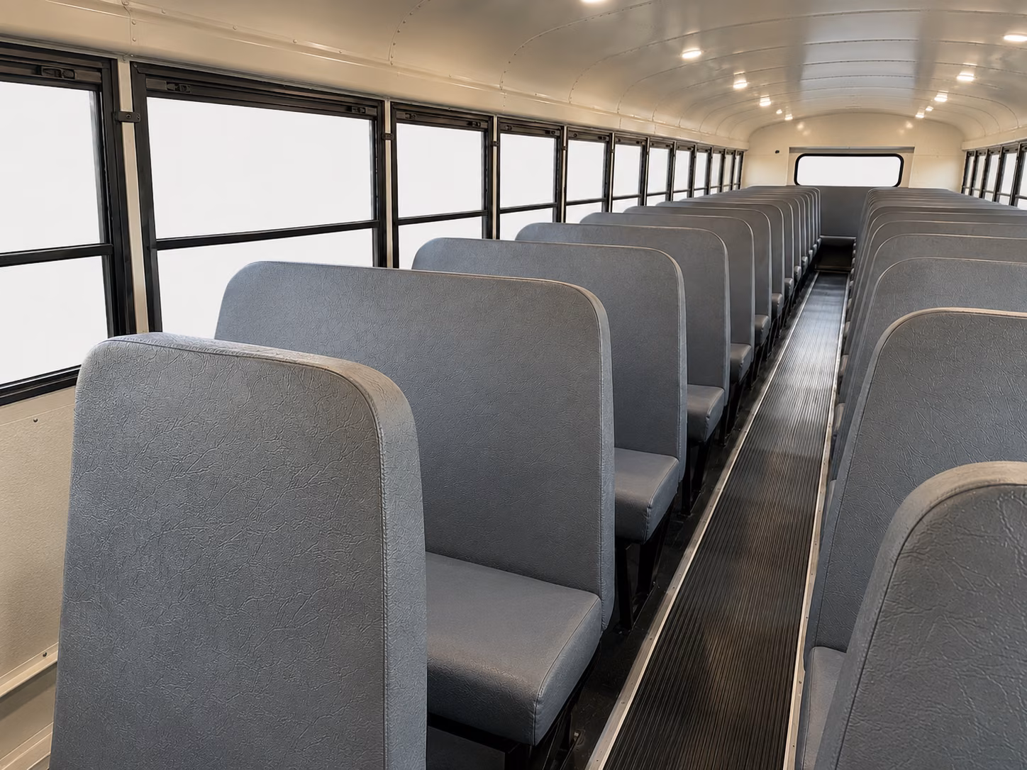 west jordan school bus interior