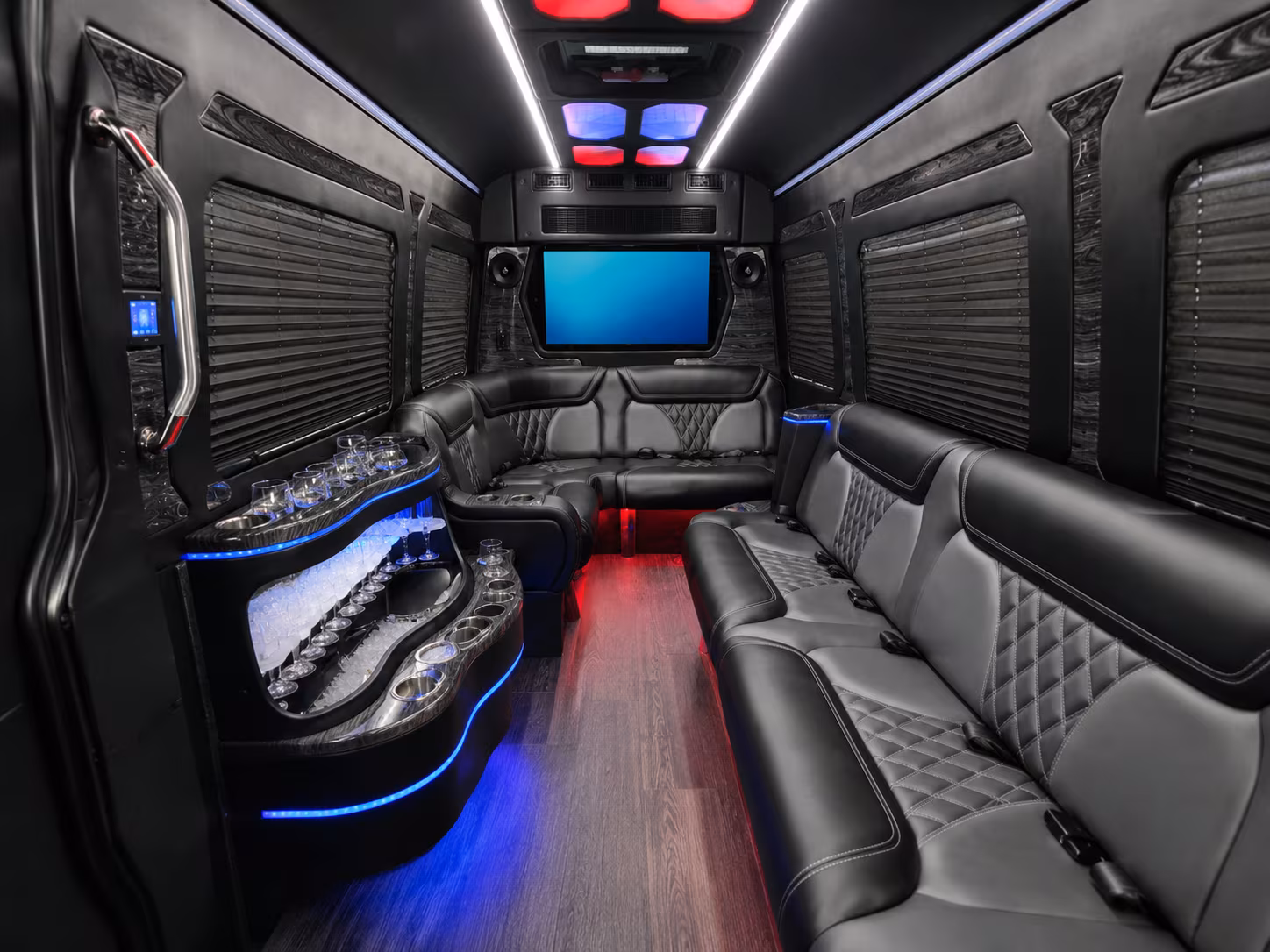 west jordan sprinter limousine interior